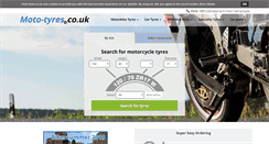 Desktop Screenshot of moto-tyres.co.uk