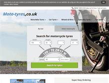 Tablet Screenshot of moto-tyres.co.uk