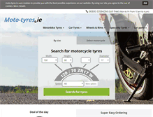 Tablet Screenshot of moto-tyres.ie